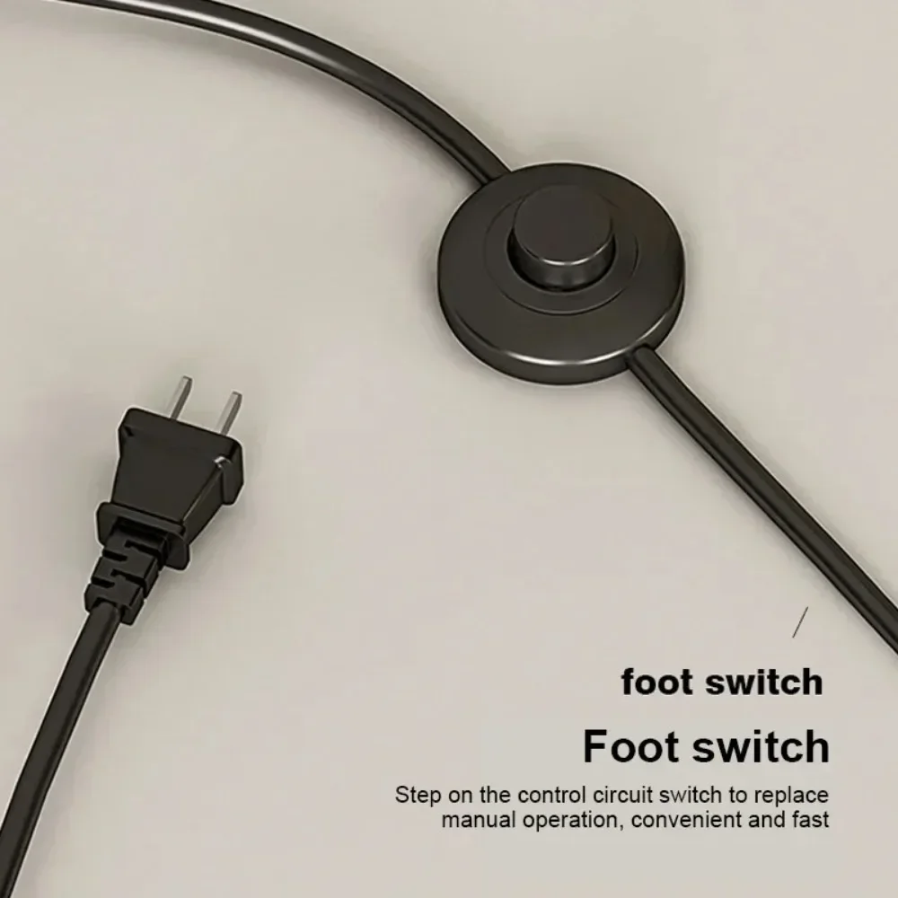 Foot switch control with cable on a light gray background